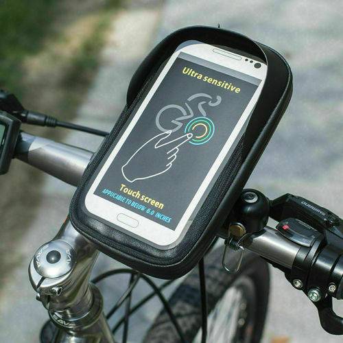 Fahrrad Halterung Handy Smartphone e-Bike Tasche Motorrad Halter Blende 6.4 ''