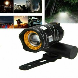 LED MTB Rear/Front Set 15000LM Bicycle Lights Bike Headlight USB Rechargeable