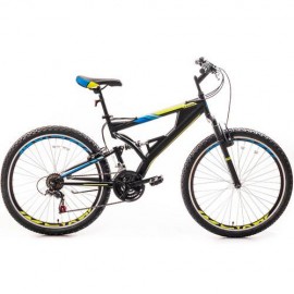 26 Inch Mountain Bike with Full Suspension 21-Spee..