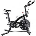 Stationary Professional Indoor Cycling Bike Trainer Exercise Bicycle Black