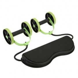 Power Roll Ab Roller Wheel Trainer For Abdominal Full Body Workout Fitness Gym