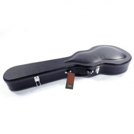 Glarry High Grade Electric Guitar Hard Case Microgroove Bulge Surface Black