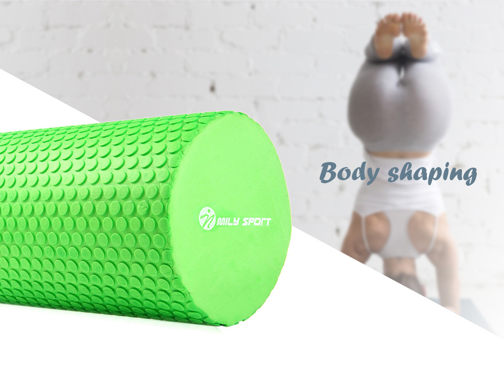 MILY SPORT 5.9 inches EVA Yoga Fitness Foam Roller Physio Blocks Exercise Massage Gym Cure Trigger Point